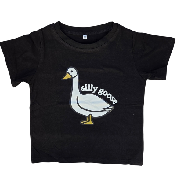 Black Kids T-Shirts with Fun Prints Size 5 - Picture 3 of 3